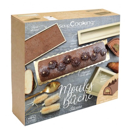 Kit Moules à bûche (insert, moule, semelle)