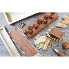 Kit Moules à bûche (insert, moule, semelle)
