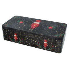 Boite à biscuits de Noël rectangulaire maxi